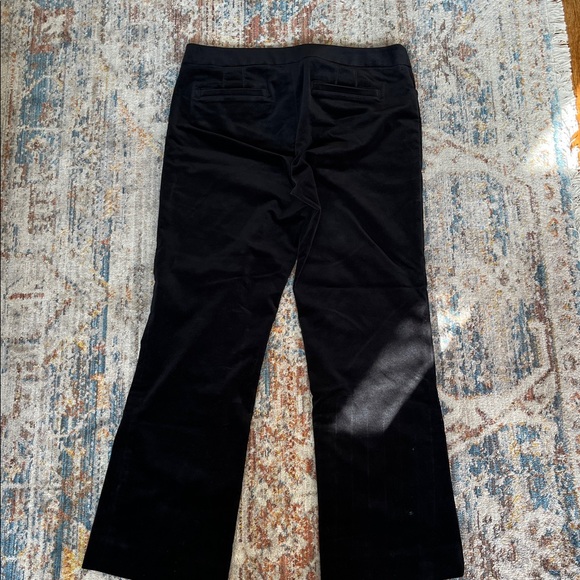 Banana Republic Black Velvet Pants - Picture 5 of 6
